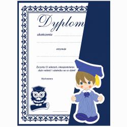 Dyplom A4 w kopercie z wkładką i emblematem...