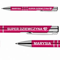 Długopis z grawerem imienia Super Dziewczyna...