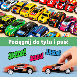 Samochodzik z napędem 1 szt. losowy wzór autko...
