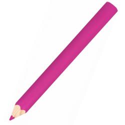 Kredka różowa drewniana 30 cm duża XXL dla...