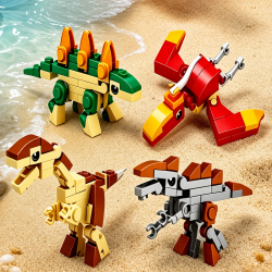 Klocki konstrukcyjne 3D puzzle 1 szt. losowy...