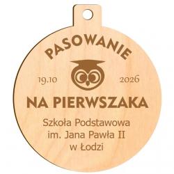Medal z grawerem Pasowanie na Pierwszaka...