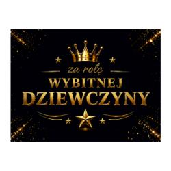 Złoty Oskar dla Dziewczyny Statuetka Wybitnej...