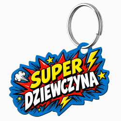 Brelok Super Dziewczyna na Dzień Dziewczynek...