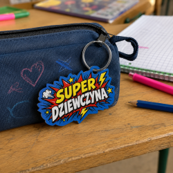 Brelok Super Dziewczyna na Dzień Dziewczynek...