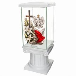 Znicz kolumna z nadrukiem biały patriotyczny...