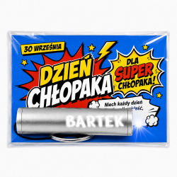 Zestaw na Dzień Chłopaka Latarka z Imieniem i...