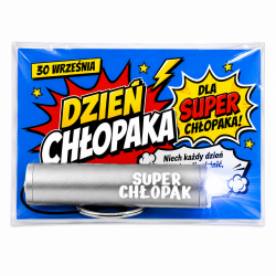 Zestaw na Dzień Chłopaka Latarka SUPER CHŁOPAK...