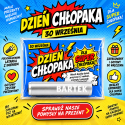 Zestaw na Dzień Chłopaka Latarka z Imieniem i...