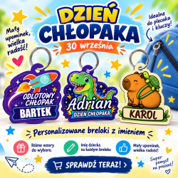 Brelok na Dzień Chłopaka z Imieniem Rakieta...