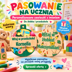 Medal z nadrukiem Witaj w Przedszkolu z...
