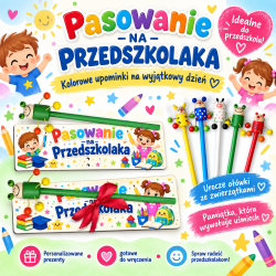 Zakładka z ołówkiem z nadrukiem Pasowanie na...
