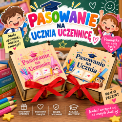 Pudełko na słodycze z nadrukiem Pasowanie na...