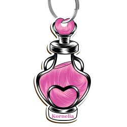 Brelok Perfum z Imieniem dla Dziewczyny Kobiety...