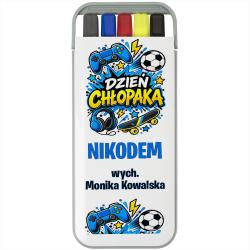 Zestaw piśmienniczy z imieniem na Dzień...