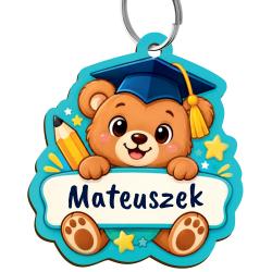 Brelok z imieniem na pasowanie na przedszkolaka...