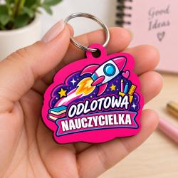 Brelok z nadrukiem Odlotowa Nauczycielka –...