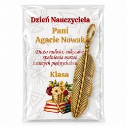 Bilecik z brelokiem na Dzień Nauczyciela –...