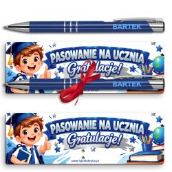 Długopis z grawerem imienia i zakładką na...