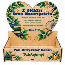 Flowerbox podziękowanie z nadrukiem dla...