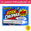 Zestaw na Dzień Chłopaka Latarka SUPER CHŁOPAK z Bilecikiem Gotowy Prezent dla Chłopca Ucznia do Szkoły