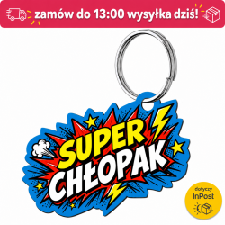 Brelok Super Chłopak do Kluczy Prezent Upominek...