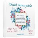 Album z nadrukiem na Dzień Nauczyciela – personalizowany prezent dla nauczycielki, wychowawczyni, pedagoga, pamiątka od klasy