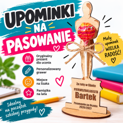 Personalizowana statuetka Oscar na lizaka –...