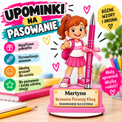 Personalizowana statuetka na pasowanie na...