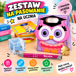 Zestaw na pasowanie na uczennicę – prezent dla...