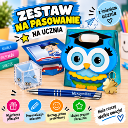 Zestaw na pasowanie na ucznia – prezent dla...