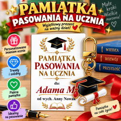Gotowy Zestaw na Pasowanie na Ucznia Brelok...