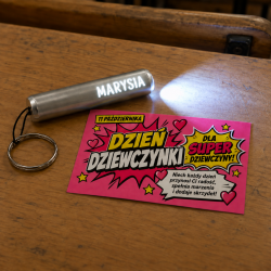 Personalizowana latarka LED z imieniem i...