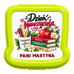 Pudełko śniadaniowe z nadrukiem dla nauczyciela...