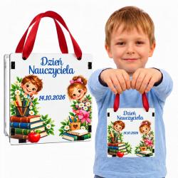 Pudełko prezentowe dla nauczyciela z nadrukiem...