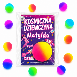 Personalizowany bilecik z piłeczką na Dzień...