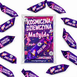 Personalizowany bilecik z krówką na Dzień...