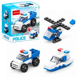 Mini samochód policyjny do składania 1 sztuka...
