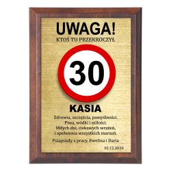 Grawerton z grawerem na 30 urodziny –...