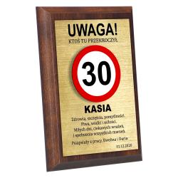 Grawerton z grawerem na 30 urodziny –...