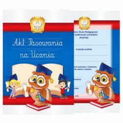 Zestaw na pasowanie na ucznia – dyplom, biret,...
