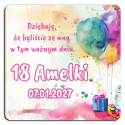 Magnes z nadrukiem na 18 urodziny –...