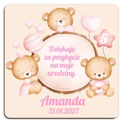Magnes na lodówkę z nadrukiem na urodziny...