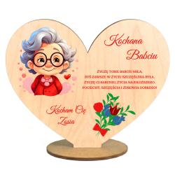 Statuetka dla Babci z nadrukiem i życzeniami –...