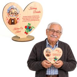 Statuetka dla Dziadka z nadrukiem i życzeniami...
