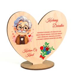 Statuetka dla Dziadka z nadrukiem i życzeniami...