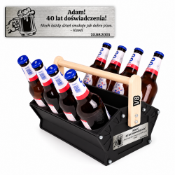 Skrzynka na piwo silnik V8 z grawerem...