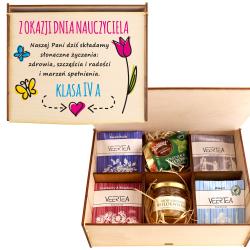 Pudełko herbaciarka NA DZIEŃ NAUCZYCIELA