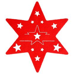Etui na sztućce - czerwona gwiazdka