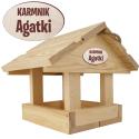 KARMNIK dla ptaków zimujących z grawerem